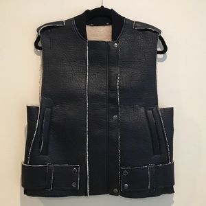 Faux Shearling Vest